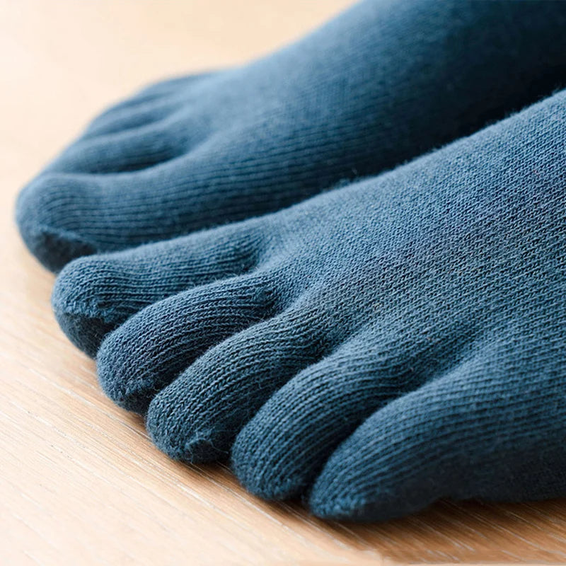 Anti-Slip Women Pilates Socks Five Toe Silicone Non-Slip Yoga Socks Breathable Ballet Dance Ladies Fitness Sports Cotton Sock