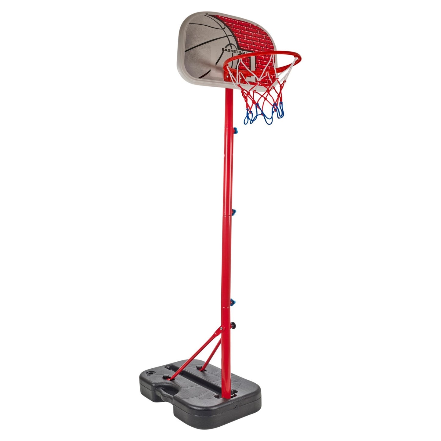 Free Standing King Sport Kids Basketball Hoop Net Set Backboard Stand Children